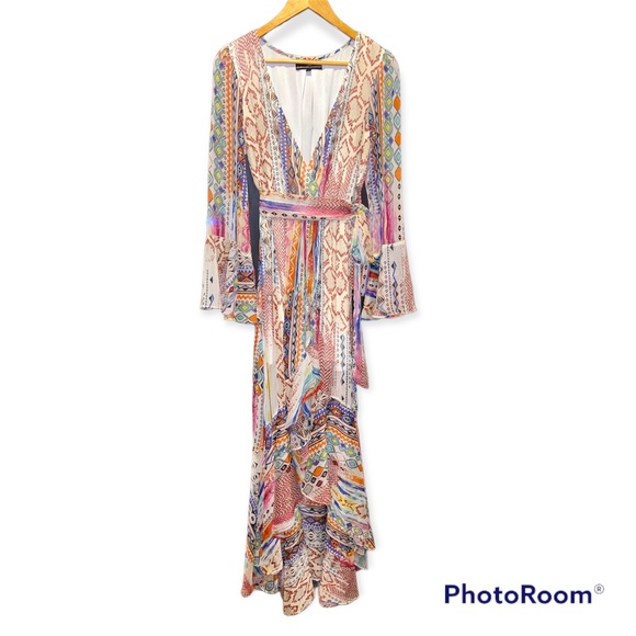 Jean-Louis Scherrer Dresses & Skirts - Jean-Louis Scherrer Faux Wrap Dress